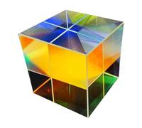 Prismi Da Appeso - Acchiappasogni a Cubo - Acchiappasogni Ciondolo Prisma a Cubo Trasparente, Prisma a Cubo X In Vetro Ottico per Insegnare Fisica dello Di Luce