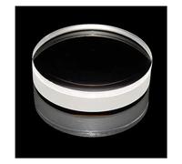 Prismi e caleidoscopi 1 pz Lente Ottica Acromatica 40mm 123mm Ottica Lenes Incollato Lente Convessa Rivestimento Pellicola Verde Telescopio Kit di ottica per aule di scienze