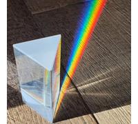 Prismi e caleidoscopi 25-300MM prisma triangolare BK7 prismi ottici fisica che insegna luce rifratta Kit di ottica per aule di scienze (Size : 30x30x60MM)