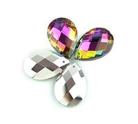 Prismi e caleidoscopi 38mm/50mm Arcobaleno Tear Drop Prisma di Cristallo Fai da Te Lampada a Sospensione Parte Kit di ottica per aule di scienze (Size : 38mm 10pcs)