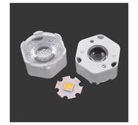 Prismi e caleidoscopi 5 PZ 32x15 MM Obiettivo 25-30 Gradi Grado Ottico for Lampada LED XHP70 7070 Kit di ottica per aule di scienze