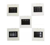 Prismi e caleidoscopi 5 pz 50x50mm set di reticoli di diffrazione di interferenza doppia tripla fessura griglia a foro tondo strumento ottico Kit di ottica per aule di scienze
