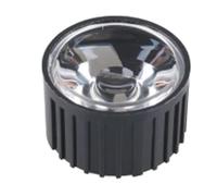 Prismi e caleidoscopi 50 pezzi di lenti LED for chip LED 1W 3w 8 10 30 45 60 90 Supporto for riflettore da 120 gradi ottico convesso Kit di ottica per aule di scienze (Color : With white holder, Siz