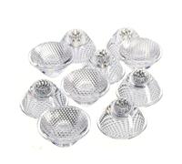Prismi e caleidoscopi 50 pz 20mm LED Lente Ottica Led Ad Alta Potenza Lenti 5/10/15/30/45/60/90/120 Gradi for 1 W 3 W 5 W HA CONDOTTO LA Luce Kit di ottica per aule di scienze (Color : 60 Degree)