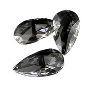 Prismi e caleidoscopi 76mm 89mm 100mm 1pc Clear Tear Drop Lampadario Parti Decorazione for la casa Kit di ottica per aule di scienze (Size : 76mm)