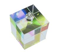 Prismi e caleidoscopi Ciondolo prismatico Collana cubo cosmico impeccabile a sei lati Kit di ottica per aule di scienze