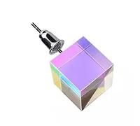 Prismi e caleidoscopi Colore Prisma Ciondolo Mini Collana Piccola Cubo di Luce a sei facce Lenti prismatiche Kit di ottica per aule di scienze