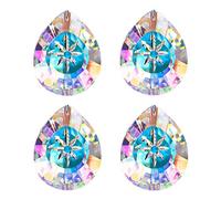 Prismi e caleidoscopi Confezione da 4 prismi for lampadari a sospensione in cristallo for decorazioni for lampade a sospensione a goccia 76 mm Kit di ottica per aule di scienze