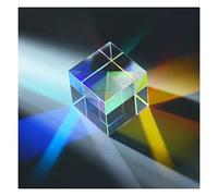 Prismi e caleidoscopi Cubo luminoso a 6 lati con prisma a raccolta di colori con prisma di colore light box Kit di ottica per aule di scienze (Color : 30 X 30 X 30mm)