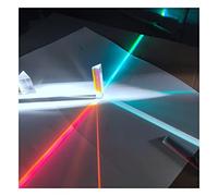 Prismi e caleidoscopi Esperimento di ottica prisma riangolare ottico prisma 14 * 14 * 87 mm Kit di ottica per aule di scienze