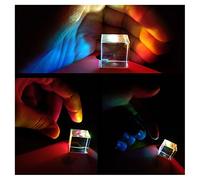 Prismi e caleidoscopi Fisica Scienza Triplo prisma che riflette Kit di ottica per aule di scienze (Color : Cube Prism45X45X45MM)