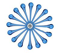 Prismi e caleidoscopi Lampadario Azzurro Cristalli Prismi Decorazioni for Finestre 80 MM Confezione Da 10 Pezzi Kit di ottica per aule di scienze (Color : Blue)