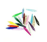 Prismi e caleidoscopi Lampadario di cristallo K9 di colori di 38mm/63mm/76mm for la decorazione Kit di ottica per aule di scienze (Color : 76mm 10pcs)