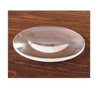 Prismi e caleidoscopi Lente biconvessa Esperimento di ottica di ingrandimento con doppia lente convessa ottica da 110 mm Kit di ottica per aule di scienze (Color : Optical glass lens, Size : 110mm)