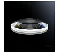 Prismi e caleidoscopi Lente convessa emisferica ottica K9 con lente condensatrice LED a pellicola antiriflesso Kit di ottica per aule di scienze (Size : D28mmF60mmT2mm)