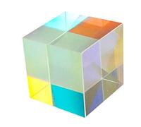 Prismi e caleidoscopi Prisma a sei lati di luce brillante combina prisma a cubo triangolare Kit di ottica per aule di scienze