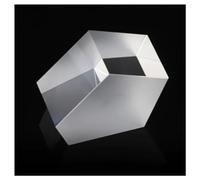 Prismi e caleidoscopi Prisma ad angolo retto con pentaprisma ottico da 25 mm Specchio da 90 gradi Prisma triangolare speciale pentagonale Kit di ottica per aule di scienze