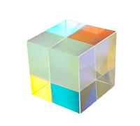 Prismi e caleidoscopi Prisma di divisione del fascio colorato con prisma a cubo a luce brillante a sei lati Kit di ottica per aule di scienze (Color : 2)