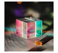 Prismi e caleidoscopi Prisma triangolare Crystal Prisma fotografico Prismi a colori Esperimento di fisica Kit di ottica per aule di scienze (Color : Cube Prism28X28X28MM)