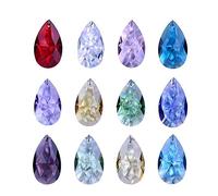 Prismi e caleidoscopi Prismi for lampadari a gocce sfaccettate in cristallo multicolore da 12 pezzi da 38 mm Kit di ottica per aule di scienze (Color : DE1837200)