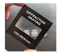 Prismi e caleidoscopi Reticolo di diffrazione Trasmissione lente 50 Linee 100 300 500 600 Trasmissione Attrezzatura didattica Dimostrazione Kit di ottica per aule di scienze (Color : 100lines, Size