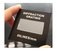 Prismi e caleidoscopi Reticolo di diffrazione Trasmissione lente 50 Linee 100 300 500 600 Trasmissione Attrezzatura didattica Dimostrazione Kit di ottica per aule di scienze (Color : 50lines, Size :