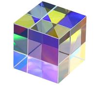 Prismi e caleidoscopi X-Cube Prism RGB Combiner Splitter Dicroico Prisma Decorazione Fisica Strumenti didattici Fotografia Kit di ottica per aule di scienze