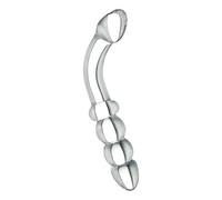 Prisms Hamsa - dildo in vetro doppia punta per punto G (trasparente)