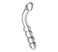 Prisms Hamsa - dildo in vetro doppia punta per punto G (trasparente)