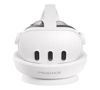PRISMXR Dock di ricarica compatibile con Meta Quest 3 Accessori Stazione di ricarica rapida per Oculus Quest 3 e controller con 2 batterie ricaricabili (Carina D1)