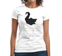 Prison Break Maglietta classica a maniche corte da donna girocollo, bianco, XS