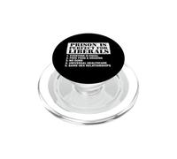 Prison is Liberals - Anti Liberal Quote Graphic PopSockets PopGrip per MagSafe