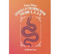 prison tattoo stencil and coloring book volume 4,5&6