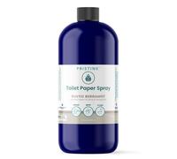 PRISTINE - Spray di carta igienica invece di salviettine e bidet: un'alternativa rinfrescante al bidet, con profumo di bergamotto rustico. Ricambio da 946 ml (32 fl oz).