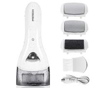 PRITECH Electric Foot Callus Removers Rechargeable foot exfoliator Callus shaver Portable Foot File Pedicure Tools Set Feet Care rasp Dead Skin remover for dry skin treatment Adapter Charging