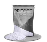 Pritogo Cera di paraffina per Candele (900g) Bianco - Granulato di Cera Completamente raffinate - qualità del Marchio