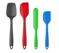 Pritogo Set Raschietto per Pasta (4 Pezzi) spatola in Silicone spatola per Pasta Accessorio da Forno con Anima in Metallo Fino a 220° Senza BPA