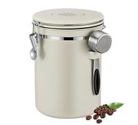 PRITOK 2,8 l, contenitore ermetico: contenitore rotondo con cucchiaio, contenitore in metallo con coperchio, 18,6 x 11,8 cm