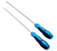 PRITOK 2 cacciaviti Lunghezza: cacciavite Phillips e cacciavite piatto, cacciavite magnetico in acciaio al cromo vanadio con manici antiscivolo per utensili manuali fai da te (blu)