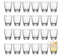 PRITOK 24 bicchierini per shot: bicchierini da liquore da 35 ml, piccoli bicchieri per liquori, base spessa, divertenti per Holiday Gatherings, Family Bars, Festival, G759950288326edenkag