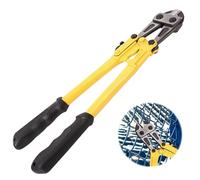 PRITOK 350 mm robuste tagliabordi: tagliafili in acciaio al carbonio con manico in plastica, diametro di taglio 5 mm tagliabordi per tagliare recinzioni viti per macchine lucchetti