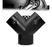 PRITOK 75 mm per scaldabagno diesel, accessorio per riscaldamento a pavimento, connettore di tipo Y, in ignifugo, a 3 vie, per riscaldamento ad aria, riscaldatore d'aria a 3 vie