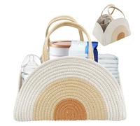 PRITOK Borsa Organizzatore per Pannolini: Organizzatore Portatile per Pannolini con Scomparti e Manici, Borsa per Pannolini e Borsa per Cambio per Neonati e Comodino, Organizzatore per Borsa