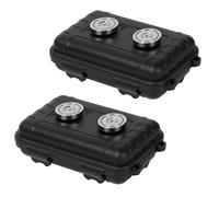 PRITOK Portachiavi Magnetico Auto: 2 Pezzi Nascosto Impermeabile, Nascondi una Chiave Portachiavi Magnetico per Auto, Scatola Calamitata per Chiavi per Esterno, Montaggio Sottoscocca