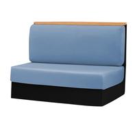 Pritok Set coprisedili 2 pezzi: federe elastiche camper panca viaggio, imbottitura alta qualità fresca, adatto rimorchi camper (blu)