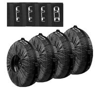 PRITOK Set di 4 borse per pneumatici da 19 a 23 pollici, sacchetti per pneumatici, impermeabili e antipolvere, copertura per pneumatici, per stoccaggio, trasporto, protezione solare e pulizia, colore