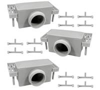 PRITOK Sifone con filtro antiodore, set per canalina per doccia, sifone in plastica, per canalina per doccia, scarico del pavimento (3)