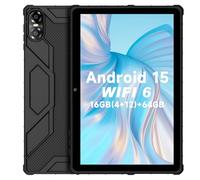 PRITOM 10 pollici Android 15 Tablet PC con 16 GB RAM 64 GB ROM, 1024 GB Expand, Octa core, 5G WiFi, doppia fotocamera, Bluetooth, tablet da 10" con custodia protettiva