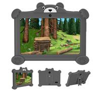PRITOM Kids Learning Tablet PC 7 pollici Android 2 GB RAM 32 GB ROM WiFi Bluetooth con custodia protettiva a forma di orso