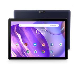 PRITOM Tablet 10 Pollici Android 10 Phone Tablet 3G, SIM, 32 GB Quad Core, (TF 512 GB), Batteria 6000 mAh, Fotocamera posteriore 8 MP, Supporta chiamate 3G, WLAN, GPS, Bluetooth, USB Tipo C, Nero